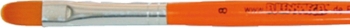 Katzenzungenpinsel Gr. 08 (gelb-orange)
