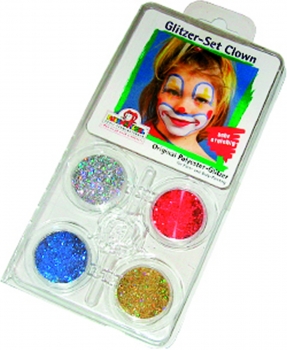 Glitzer Set clown (4 x 2g)
