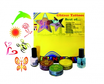 Glitzer Tattoo-Set Best of (XL)