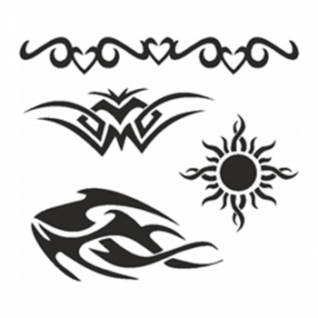 Tattoo Schablonen Set Tribals XL