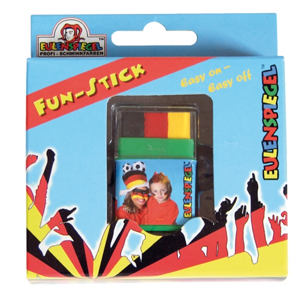 Fun-Stick (Schwarz/Rot/Gelb) Jumbo