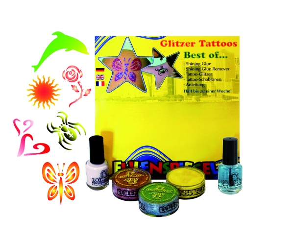 Glitzer Tattoo-Set Best of (XL)