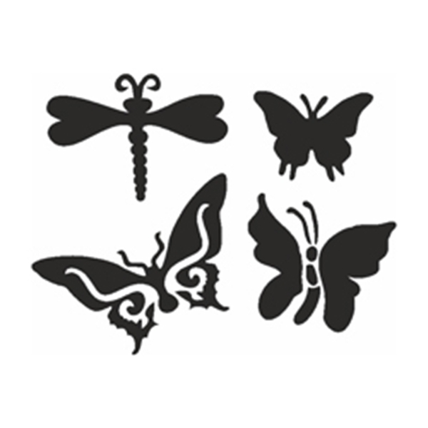 Tattoo Schablonen Set Butterfly